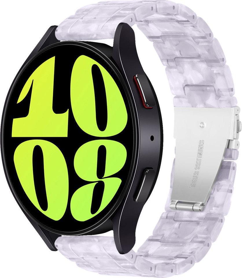Ремешок из смолы Resin для смарт-часов Galaxy Watch 6 44 мм Pearl (37639-6C)