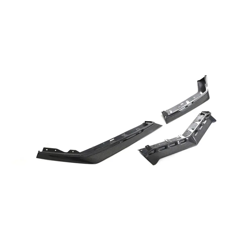 Накладка на передний бампер DDCarbon Lip Z06 2020-2024/Chevrolet Corvette C8 2019-гг. карбон (153955)