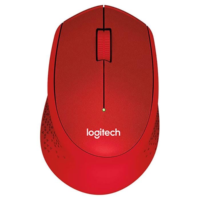 Комп'ютерна мишка бездротова Logitech M330 Silent Plus 1000 dpi Червоний (910-004911)