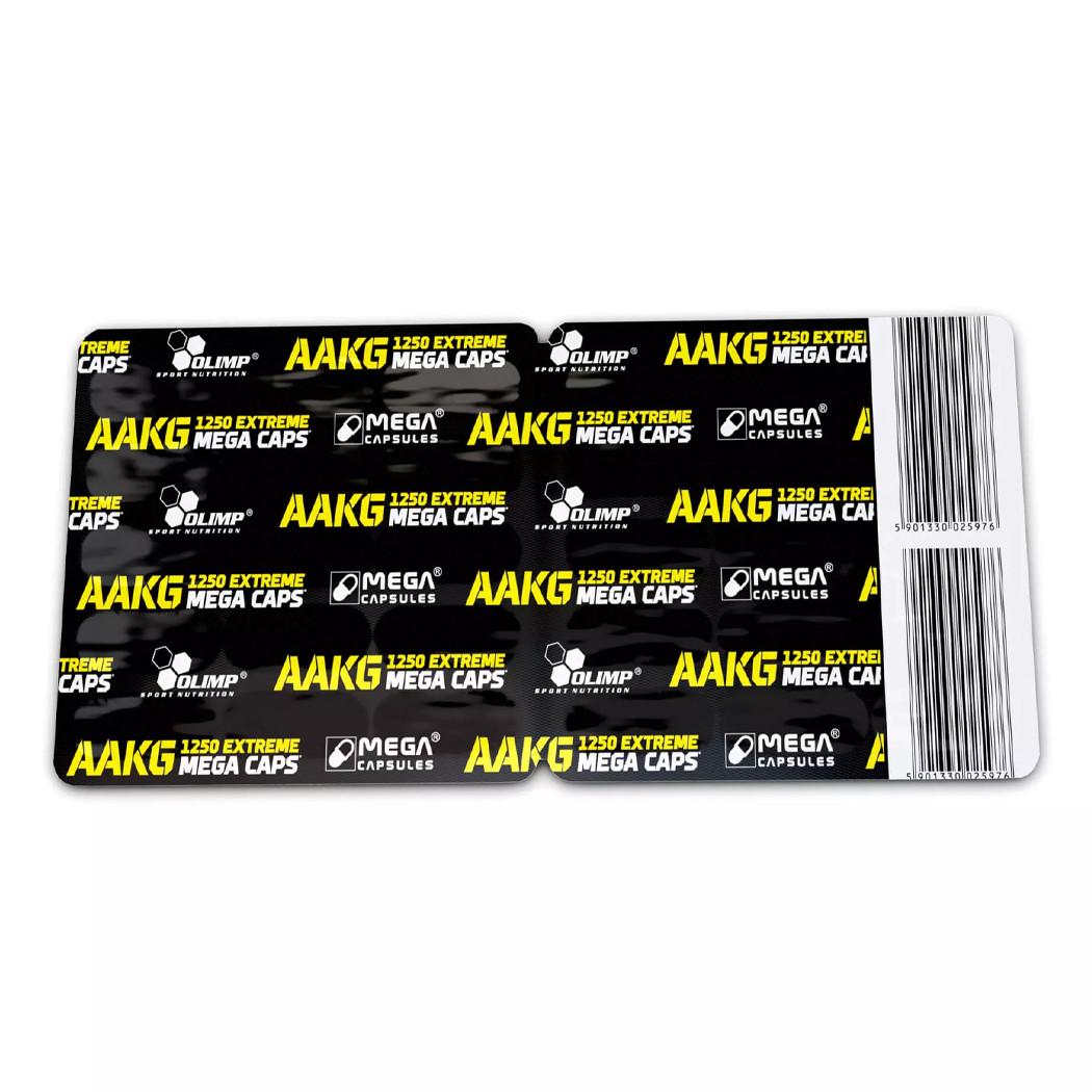 Аргинин Olimp AAKG 1250 Extreme Mega Caps 30 капс. (20804-01)