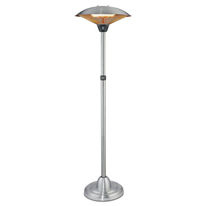 Инфракрасный обогреватель Enders Barcelona напольный электрический 2,1 кВт Серебристый (747024917)