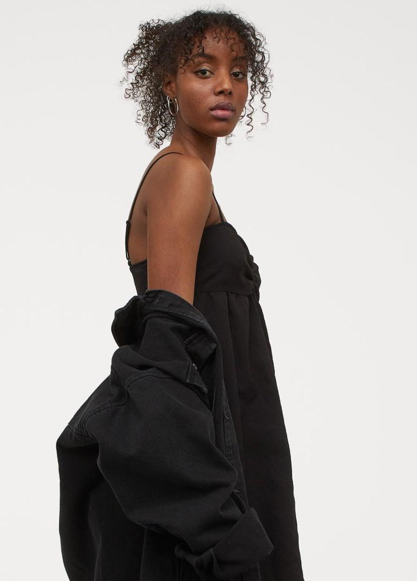 Платье H&M р. 38 Черный (963226b50) - фото 2 Платье H&M р. 38 Черный (963226b50) - фото 2