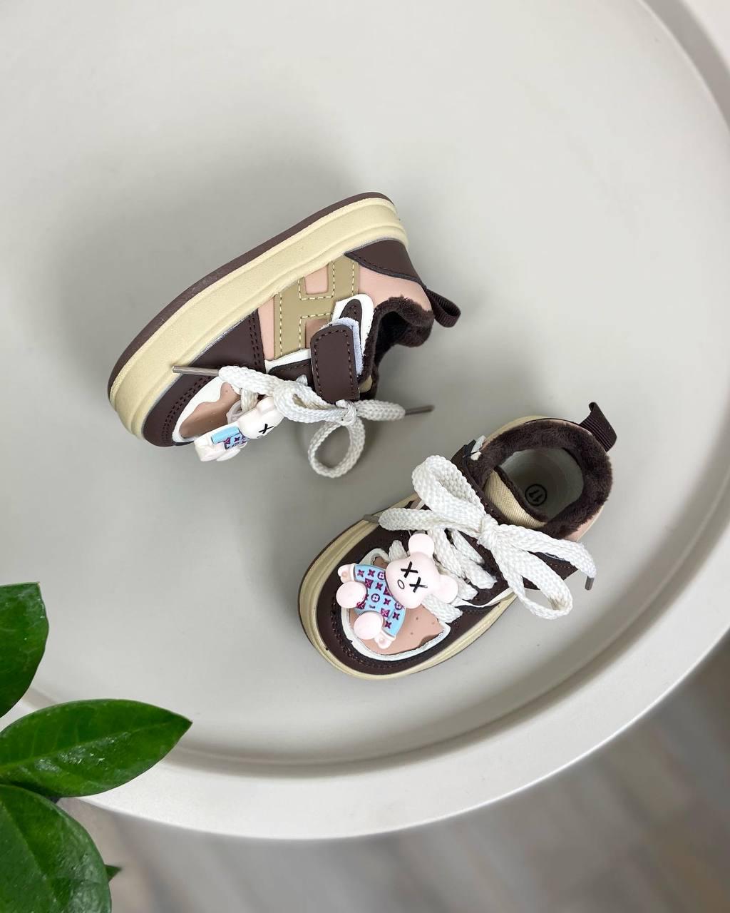 Ботинки осенние детские р. 19 Бежевый (794)