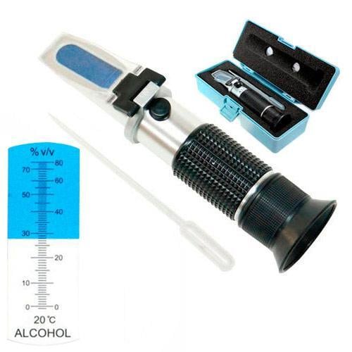 Рефрактометр для спирту алкоголю RZ116 0-80% vol ATC (313179) - фото 2 Рефрактометр для спирту алкоголю RZ116 0-80% vol ATC (313179) - фото 2