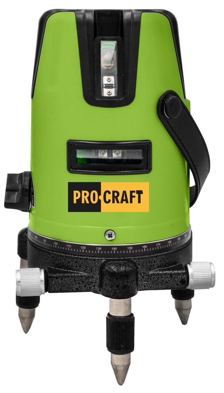 Лазерный уровень ProCraft LE-3D зеленый луч - фото 4 Лазерный уровень ProCraft LE-3D зеленый луч - фото 4