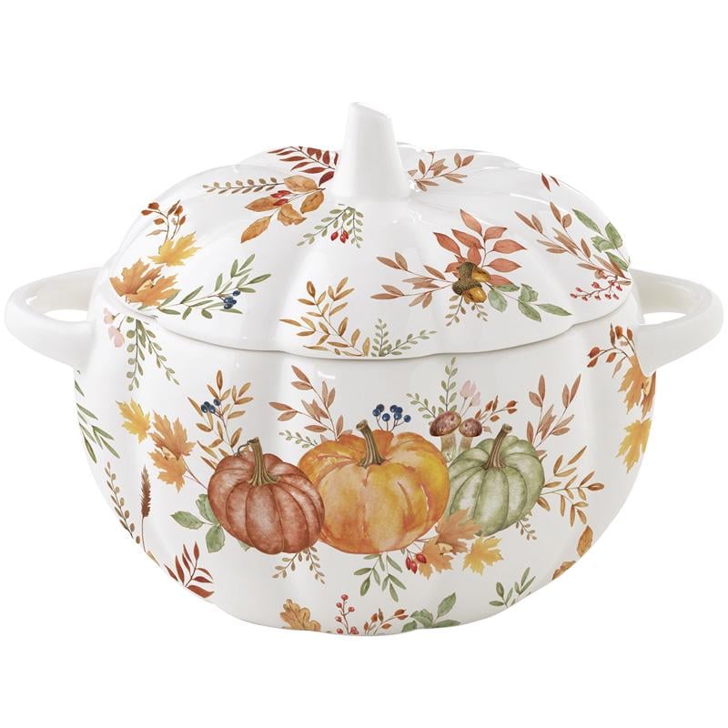 Салатник с крышкой Easy Life Harvest 19x16 см тыква (111005618)