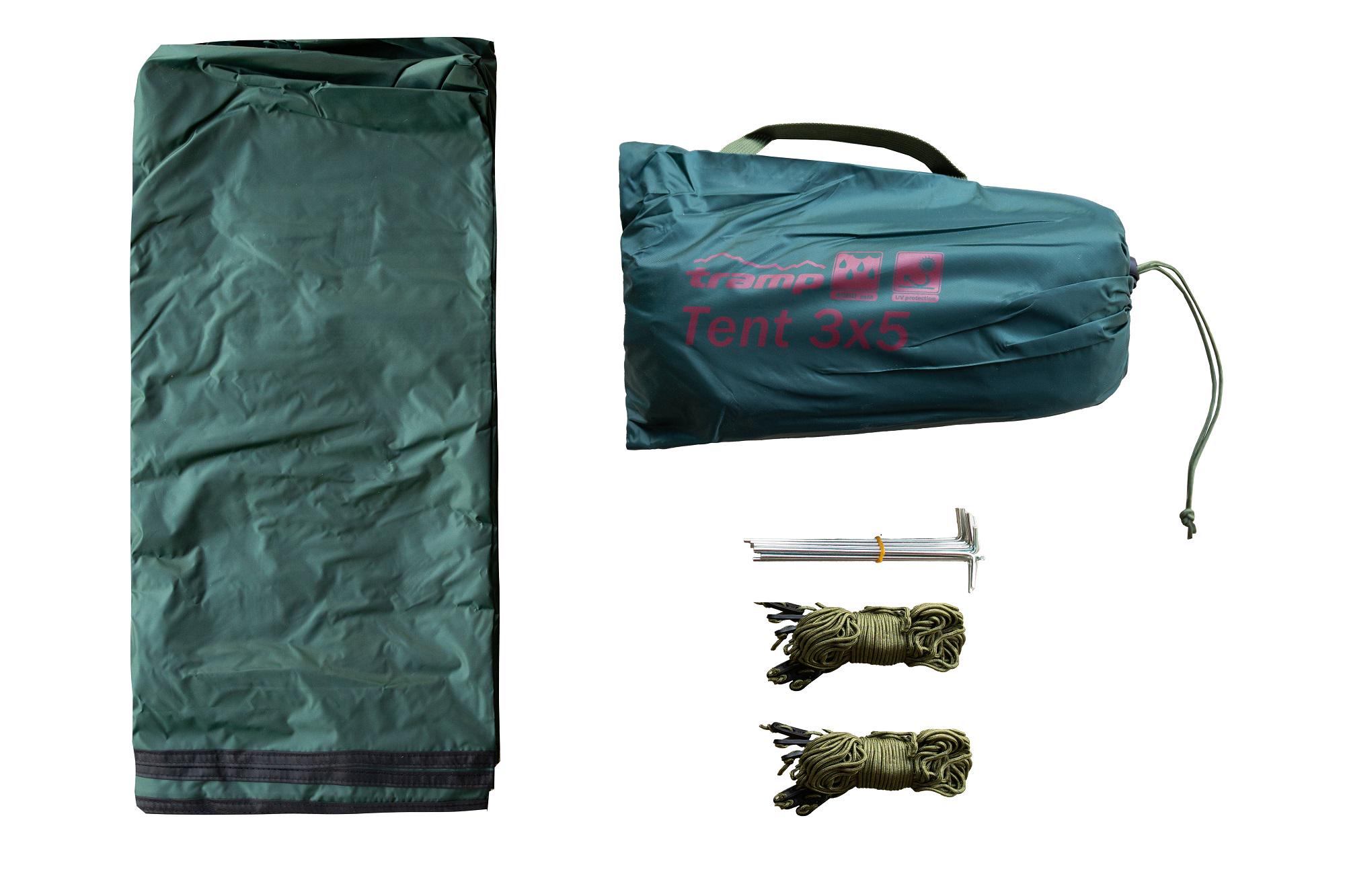 Тент Tramp 3х5 м Green (UTRT-101) - фото 6