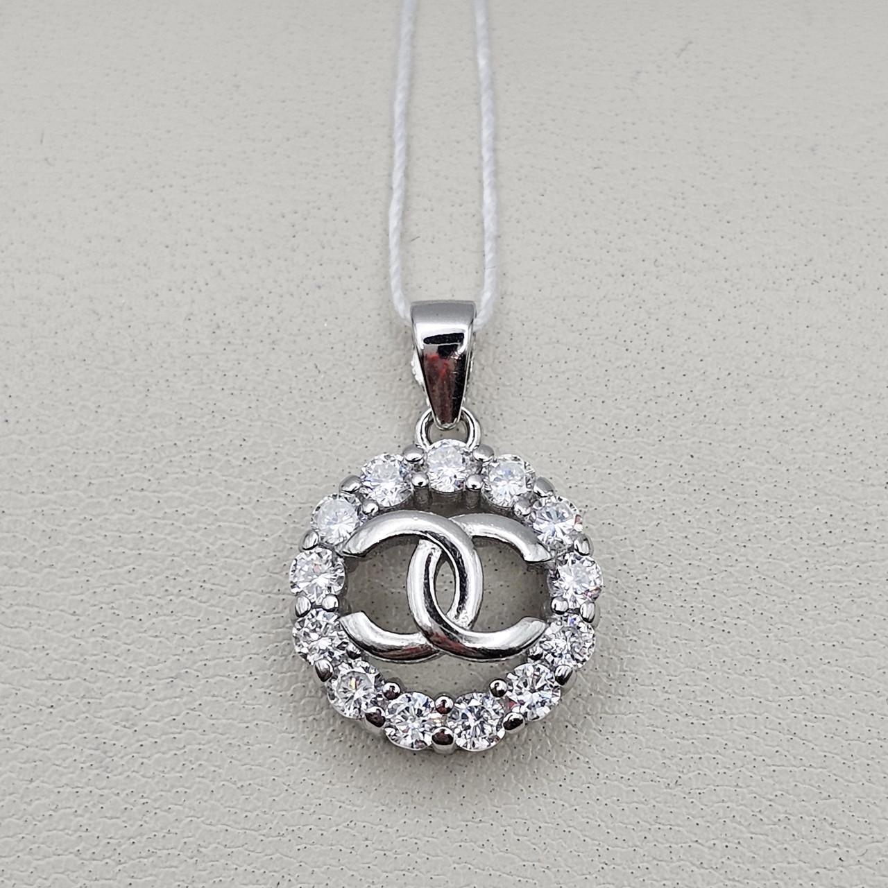 Серебряный кулон с кубическим цирконием 2,04 г (2977384601)