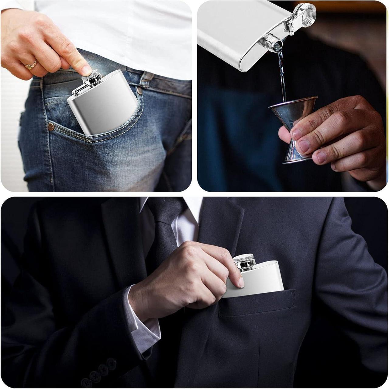 Фляга нержавіюча сталь 250 мл Сірий (Е051571) - фото 4