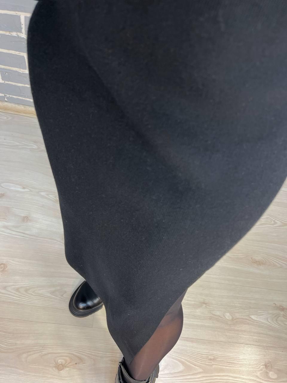 Спідниця жіноча My fashion 891 в'язка тепла розріз французька довжина OS Чорний (2949) - фото 9 Спідниця жіноча My fashion 891 в'язка тепла розріз французька довжина OS Чорний (2949) - фото 9