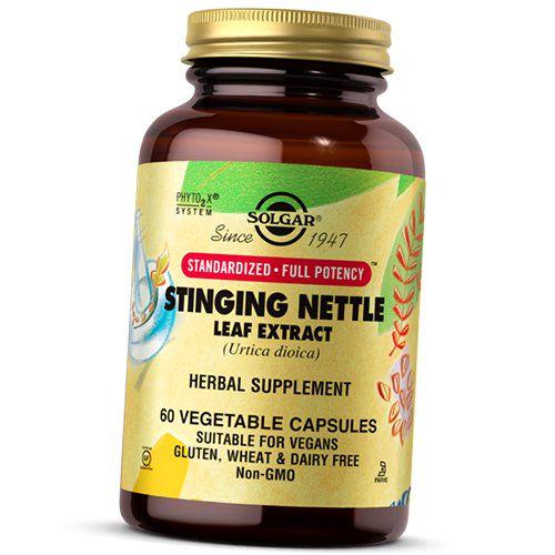 Стандартизованный экстракт крапивы, SFP Stinging Nettle Leaf Extract, Solgar 60вегкапс (71313043)