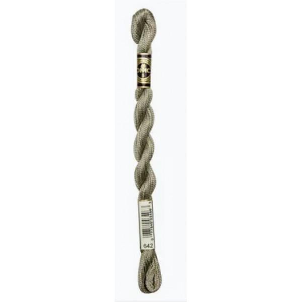 Нитки муліне DMC Perle Cotton Size 5 #642 Нитки муліне DMC Perle Cotton Size 5 #642