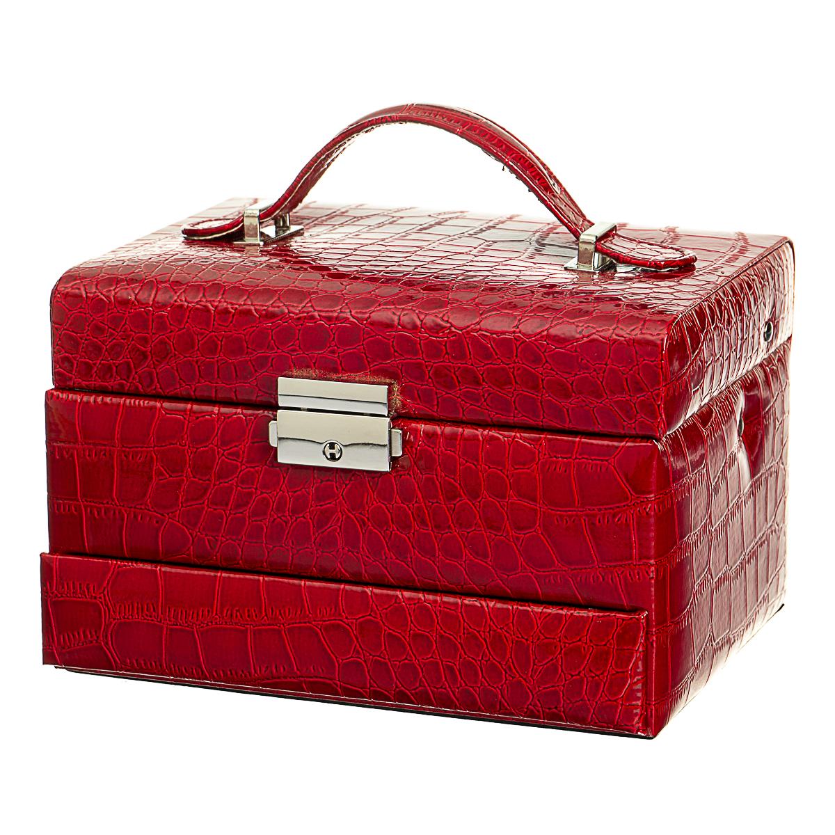 Шкатулка для украшений Elisey Бисмарк фуризо (0505-009/red)