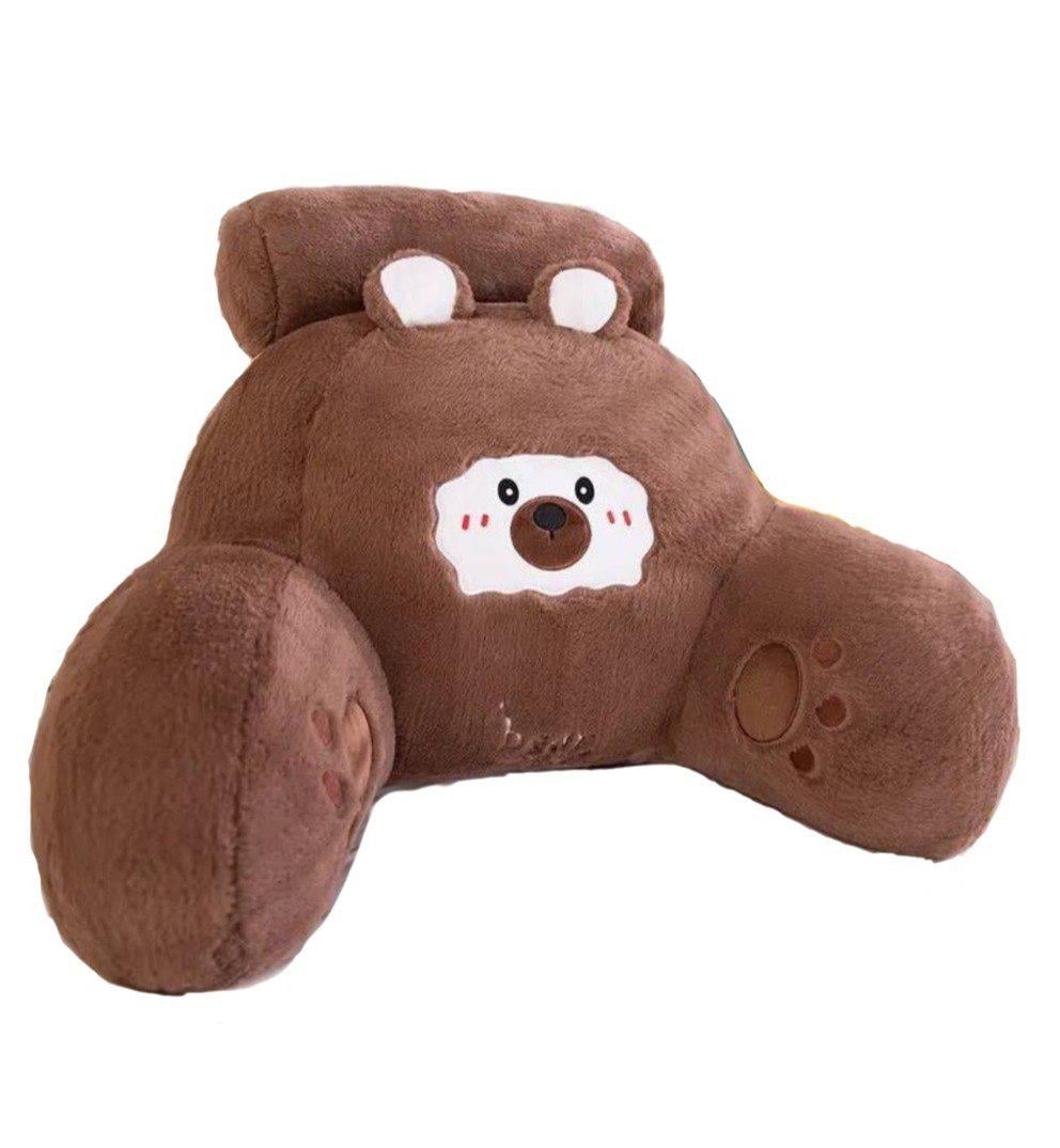 Мягкая игрушка-подушка для чтения с дополнительной подушкой Коричневый (22791732)