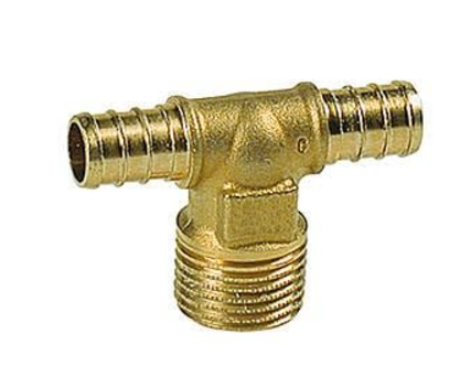 Тройник редукционный Giacomini НР 1/2"x1/2"Mx1/2"