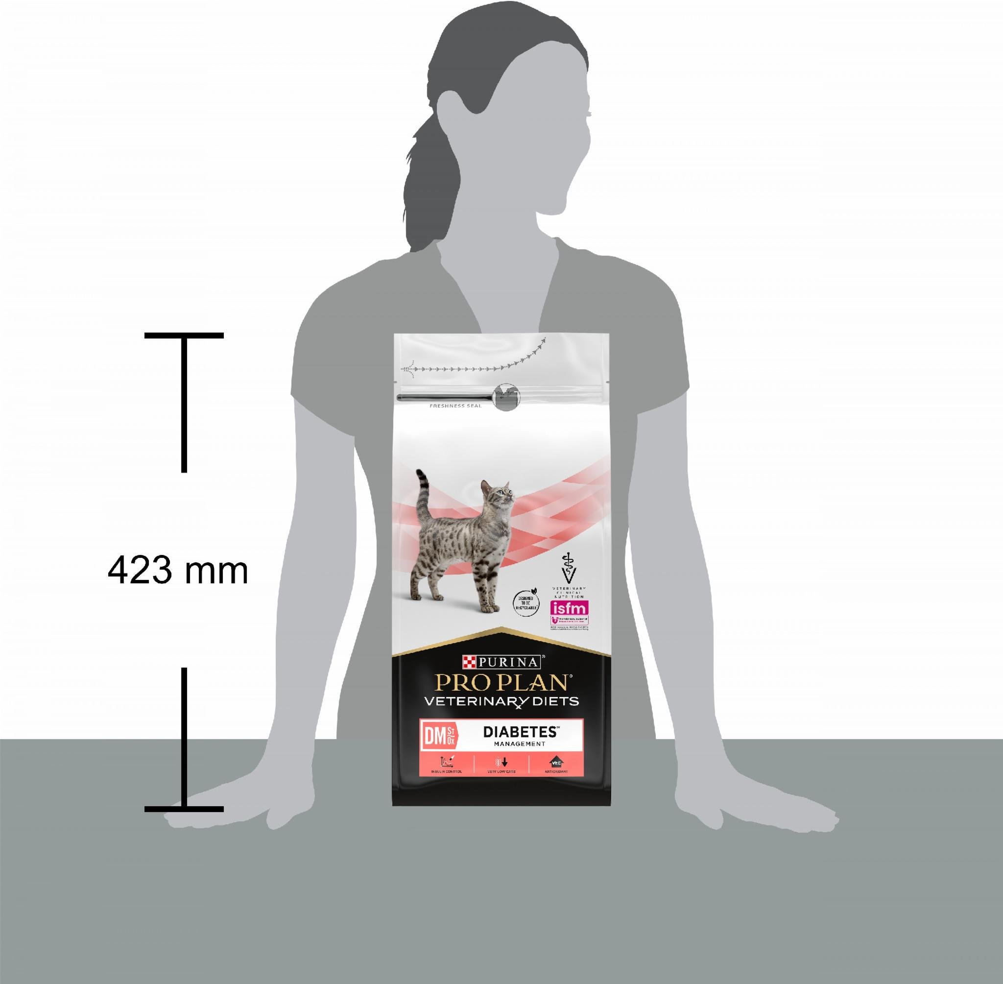 Корм для кошек сухой Pro Plan Veterinary Diets DM при сахарном диабете 1,5 кг (7613035159822) - фото 7 Корм для кошек сухой Pro Plan Veterinary Diets DM при сахарном диабете 1,5 кг (7613035159822) - фото 7