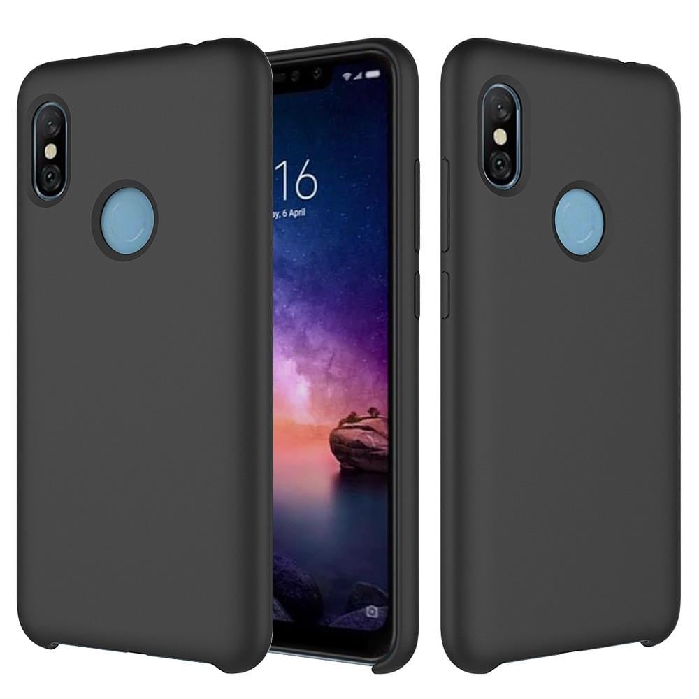 Силиконовый чехол Liquid Case Xiaomi Redmi 7 Черный 2288P
