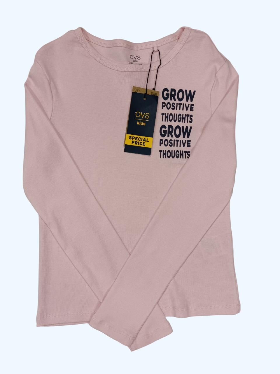 Лонгслів підлітковий для дівчинки OVS 146 см Рожевий (0356)