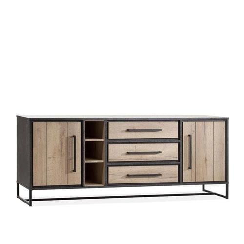 Комод Loft NS-254 830x2000x500 мм Черный (6156d5933edc877ba8589b5d)