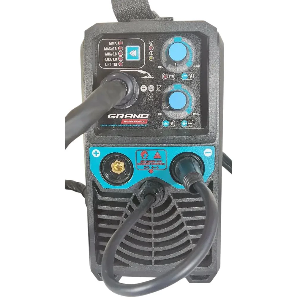 Инверторный сварочный полуавтомат Grand MIG/MMA/TIG-330 - фото 3 Инверторный сварочный полуавтомат Grand MIG/MMA/TIG-330 - фото 3