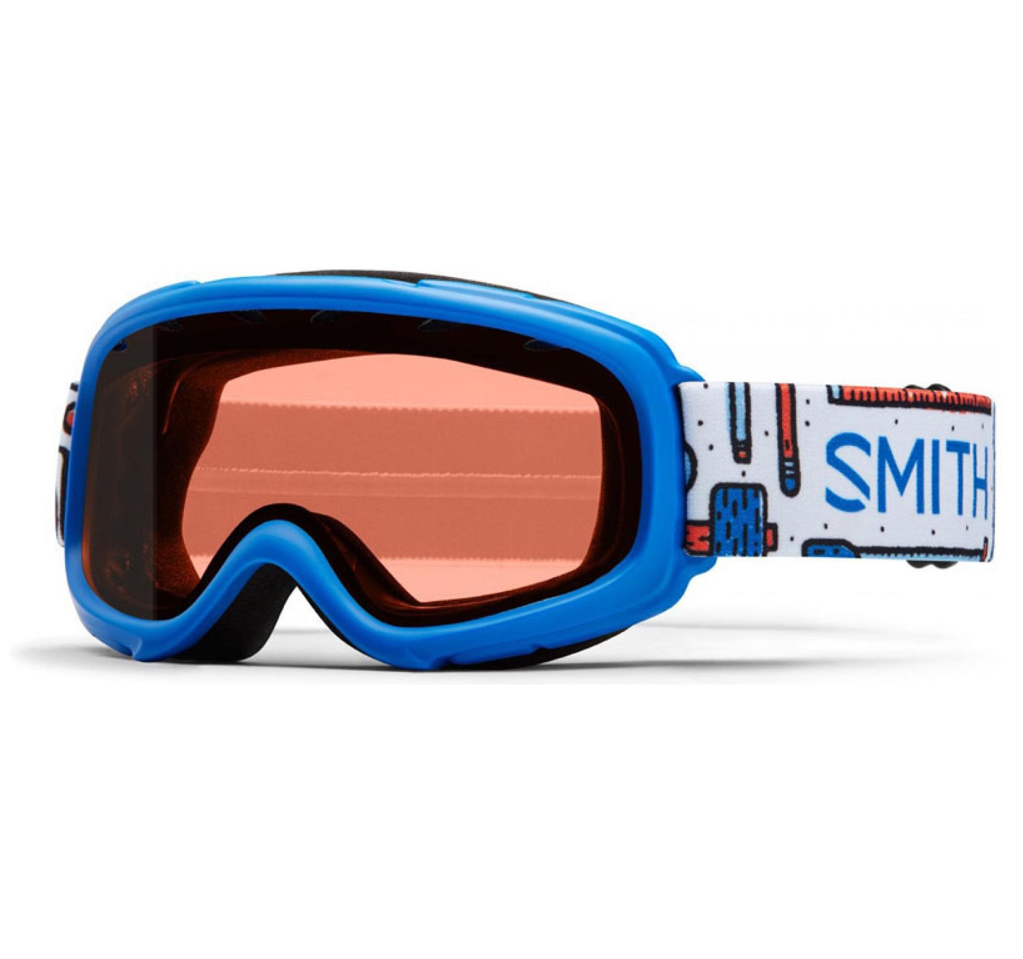 Маска горнолыжная для юниоров Smith Gambler Small-Medium Fit Cat.S2 Flash Faces (M00635-260) - фото 1