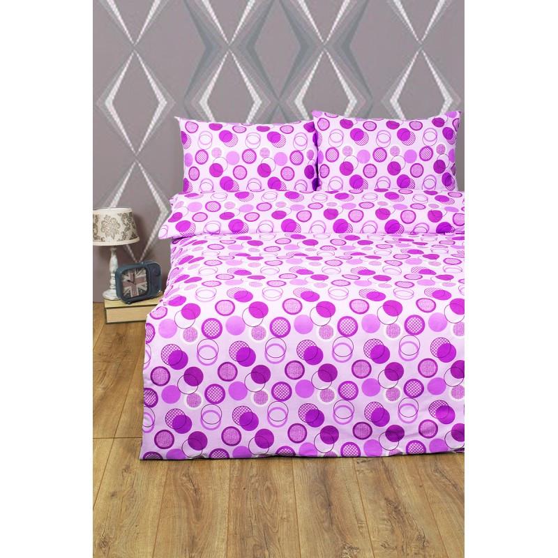 Комплект постельного белья Lotus Ranforce Erin евро Розовый (svt-2000022210133)