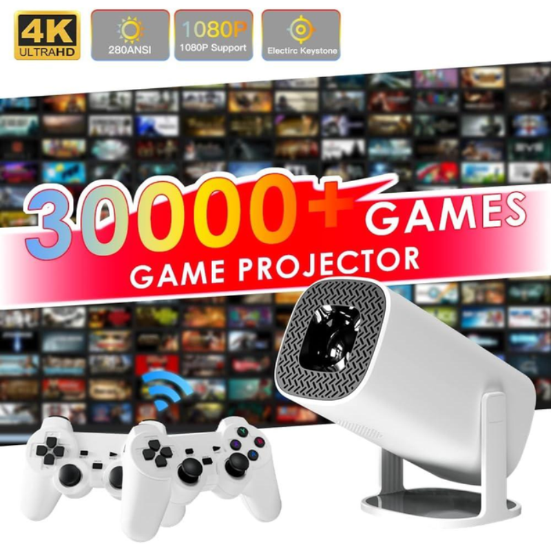 Смарт-проєктор S40 із двома джойстиками Bluetooth/WiFi 1280x600p (25880225) - фото 8 Смарт-проєктор S40 із двома джойстиками Bluetooth/WiFi 1280x600p (25880225) - фото 8