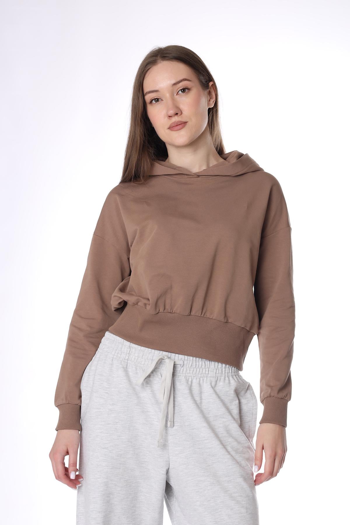 Худи женский р. 44 Коричневый (ЦБ-00290277)