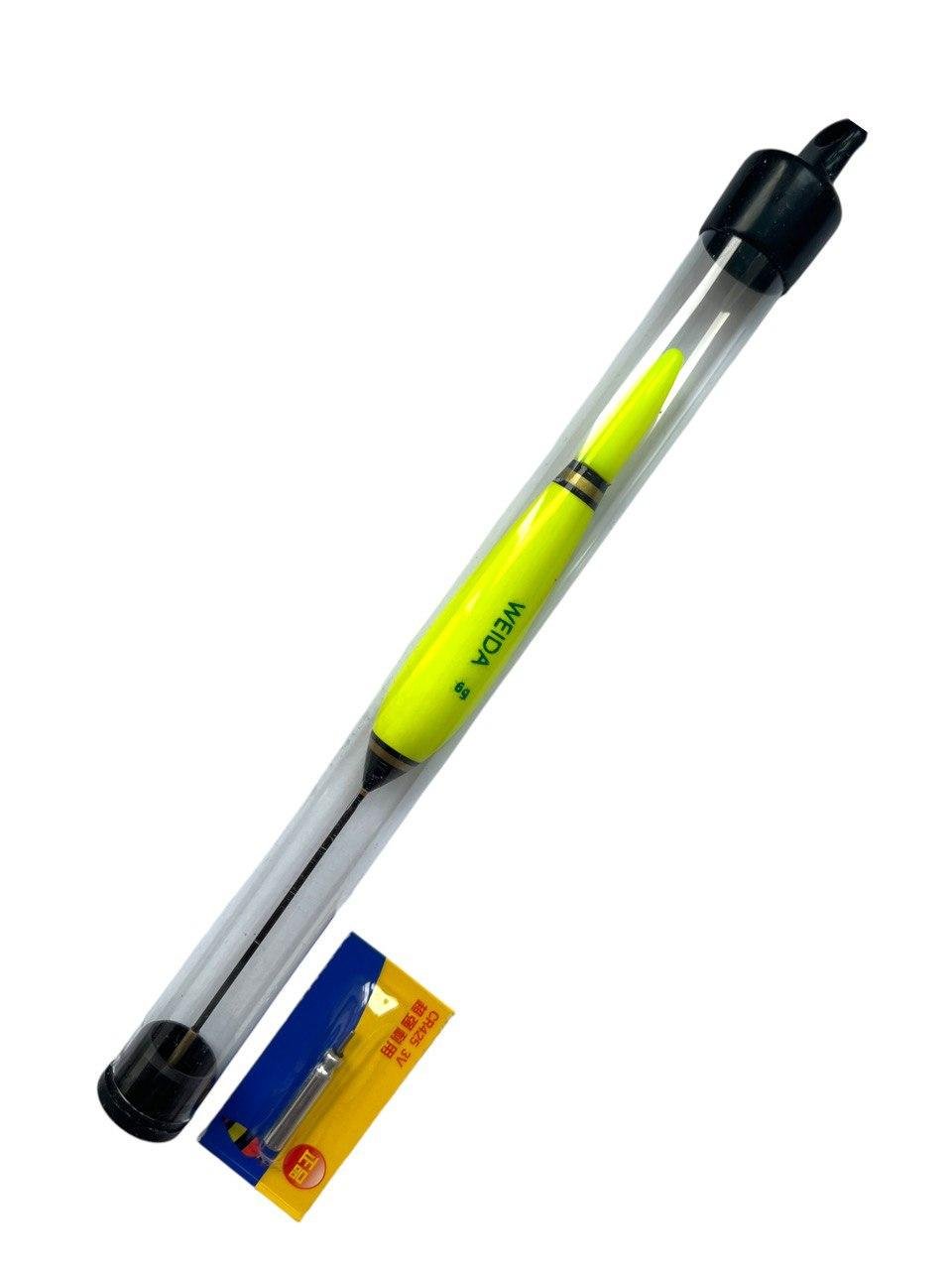 Поплавець LED Weida 6 г 15,5 см Жовтий (2335845670) - фото 2 Поплавець LED Weida 6 г 15,5 см Жовтий (2335845670) - фото 2