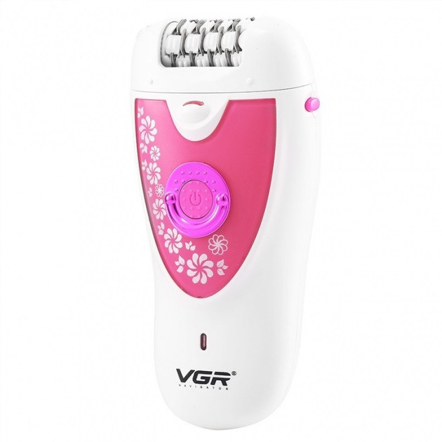 Епілятор жіночий бездротовий VGR V-722 Білий (GR-04751)