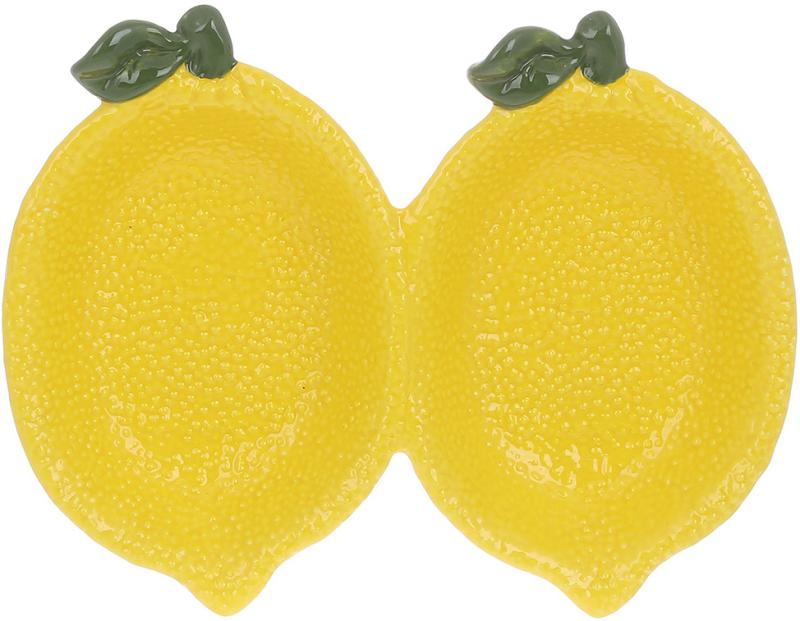 Менажниця керамічна Fruits Lemon 21 см