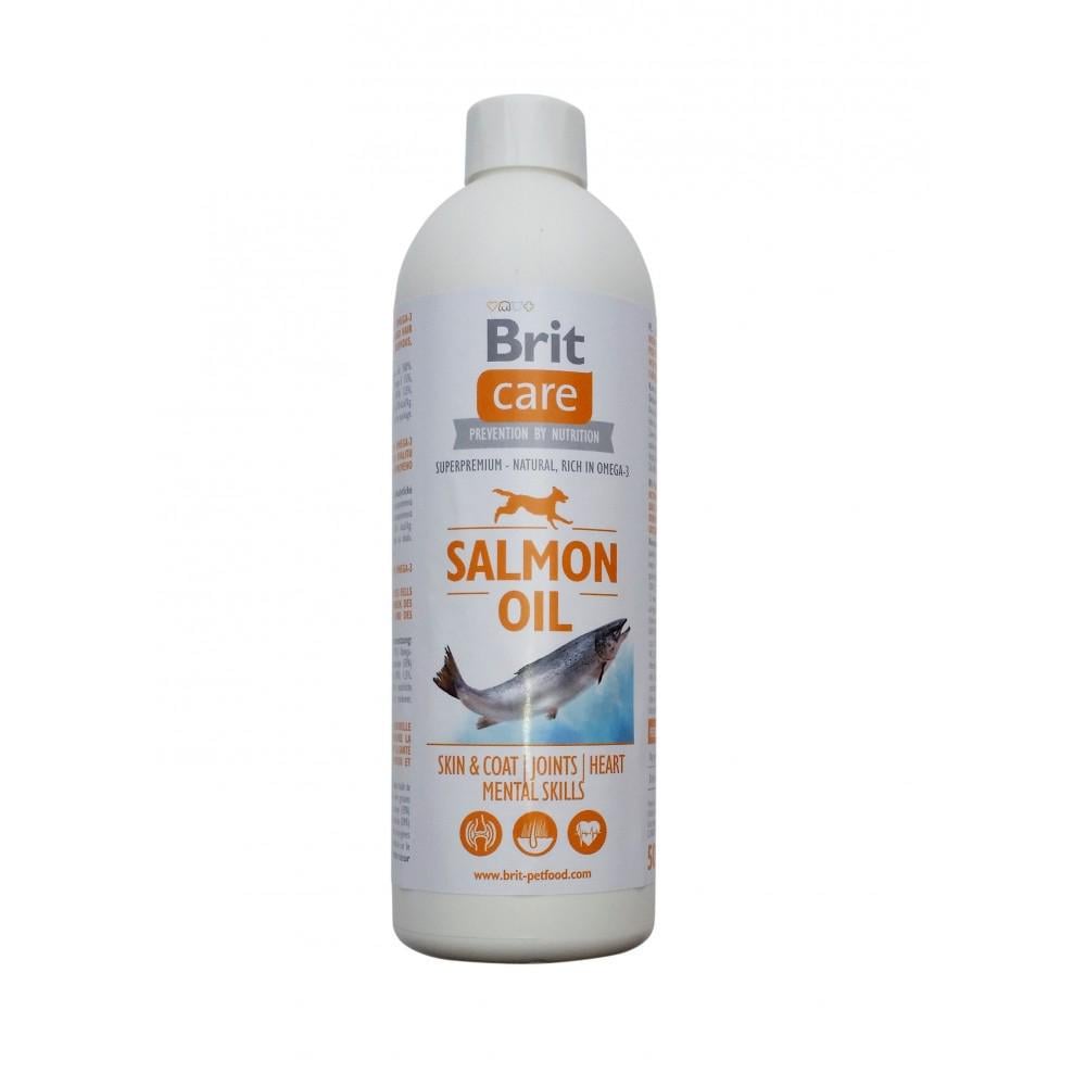 Олія лосося Brit Care Salmon Oil для собак 500 мл (2025) Олія лосося Brit Care Salmon Oil для собак 500 мл (2025)