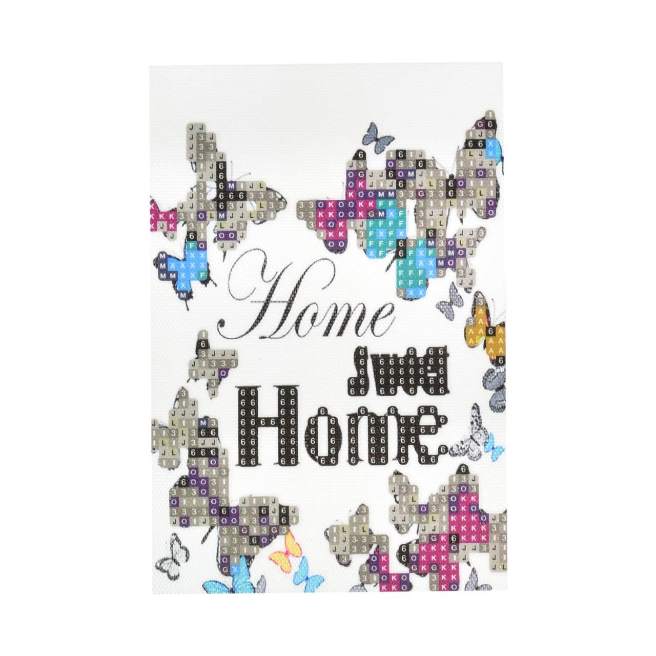 Алмазная мозаика Strateg Дом милее всего без подрамника 10х15 см (YAB24884)