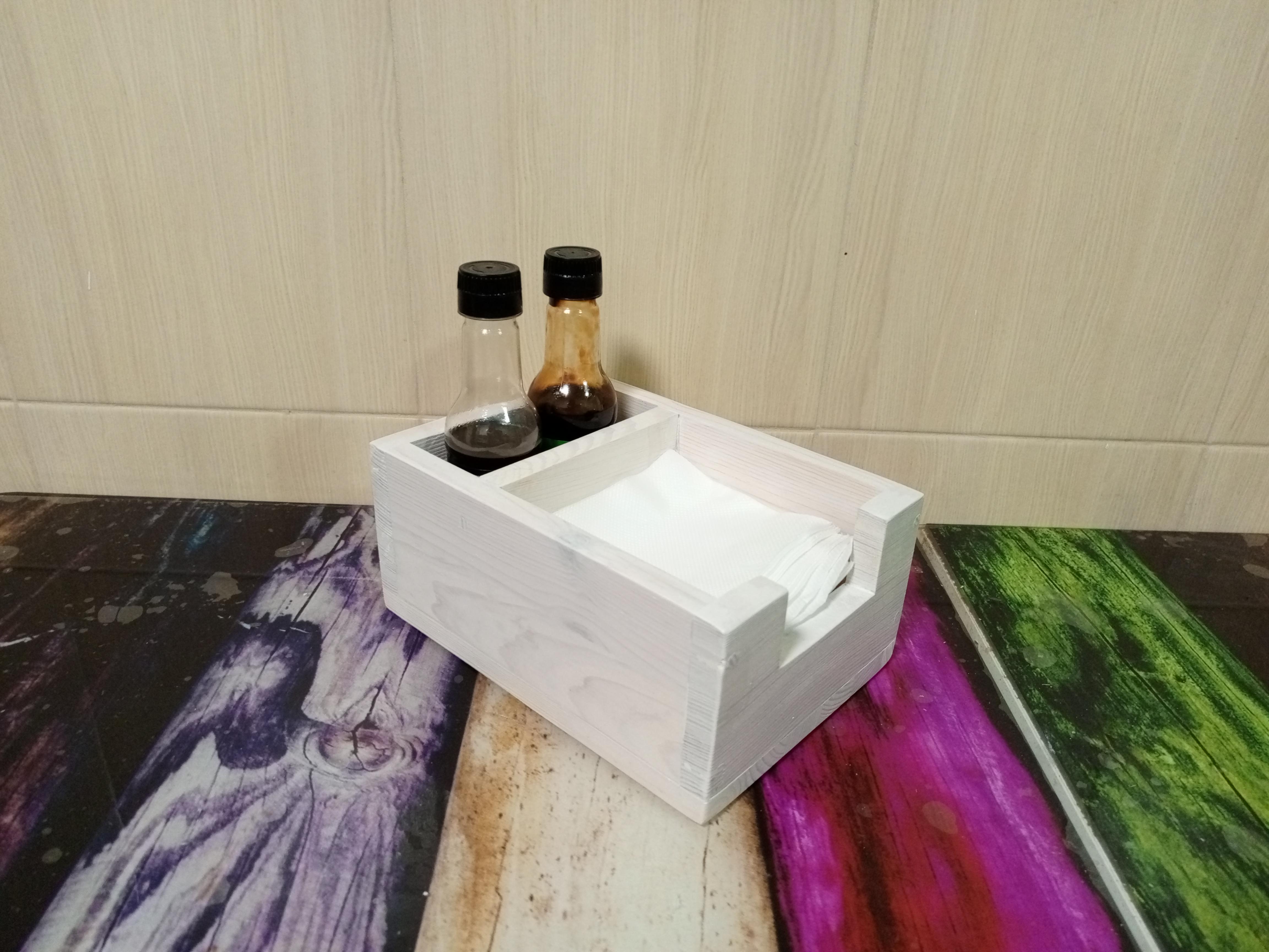 Органайзер-подставка настольный деревянный Белый (мт002) - фото 11 Органайзер-подставка настольный деревянный Белый (мт002) - фото 11