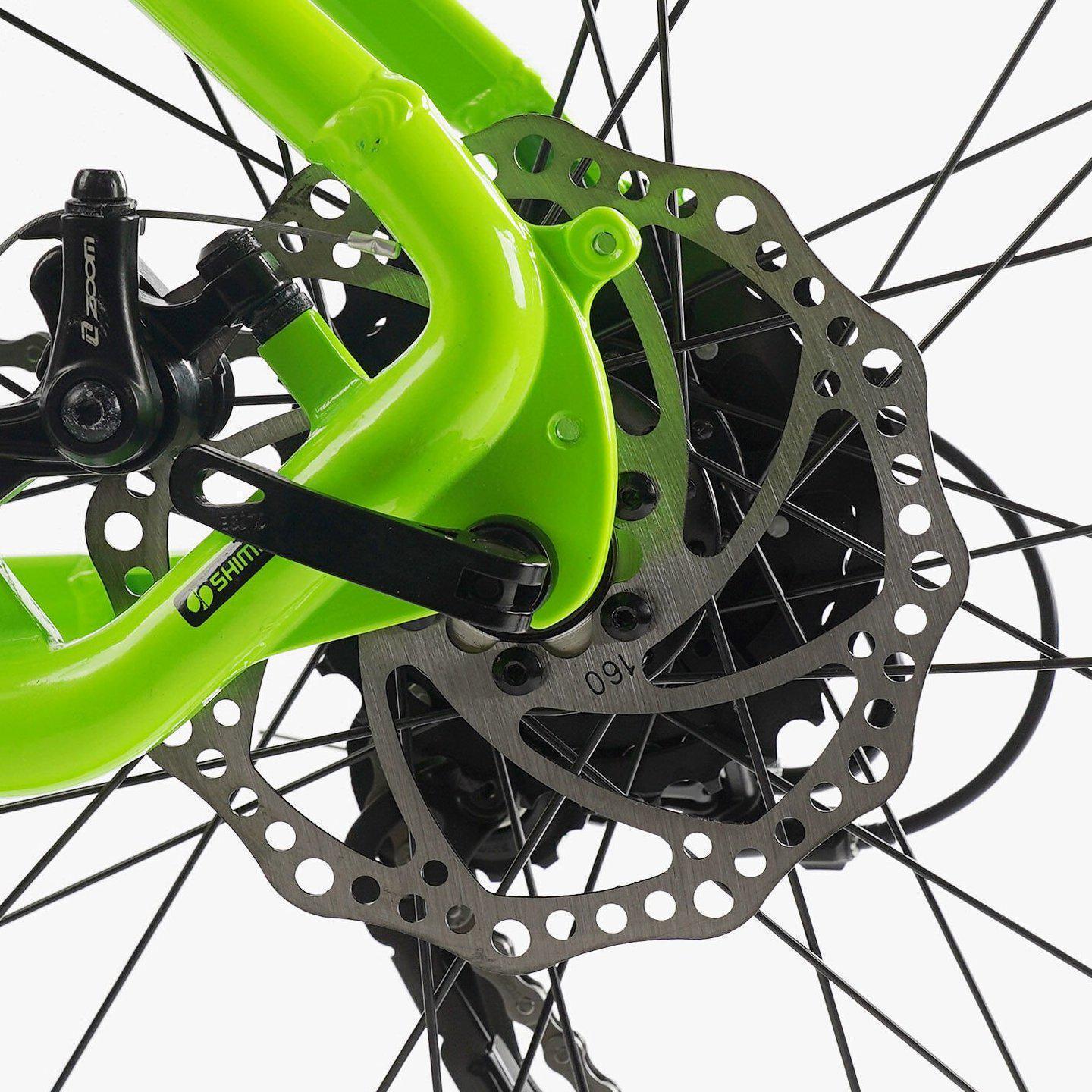 Велосипед горный алюминиевый Corso X-Power 29" рама 19" Черно-зеленый - фото 6 Велосипед горный алюминиевый Corso X-Power 29" рама 19" Черно-зеленый - фото 6