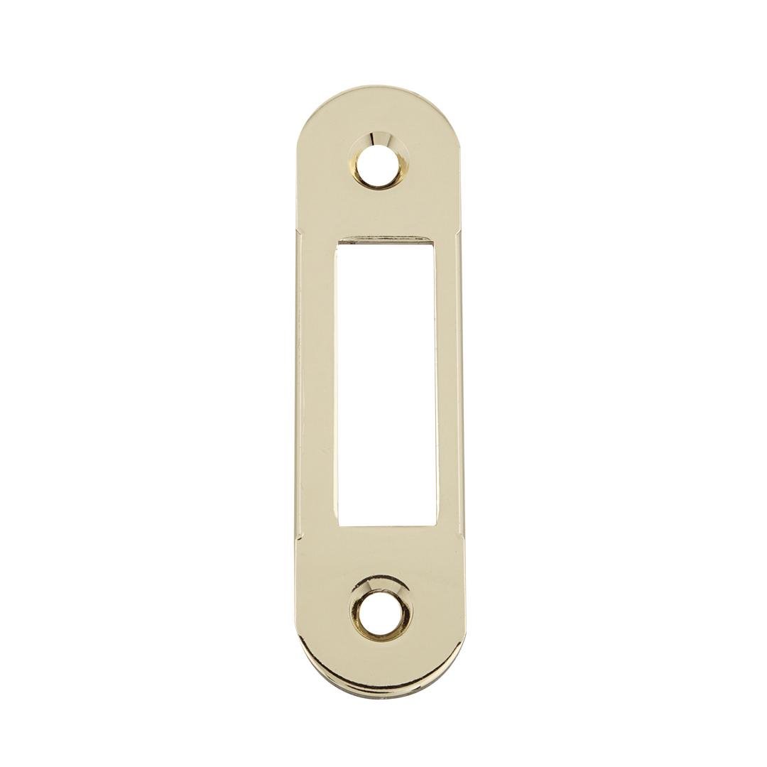 Ответная планка для замка AGB Mediana/Centro без отбойника Латунь (B01000.40.03) - фото 1 Ответная планка для замка AGB Mediana/Centro без отбойника Латунь (B01000.40.03) - фото 1