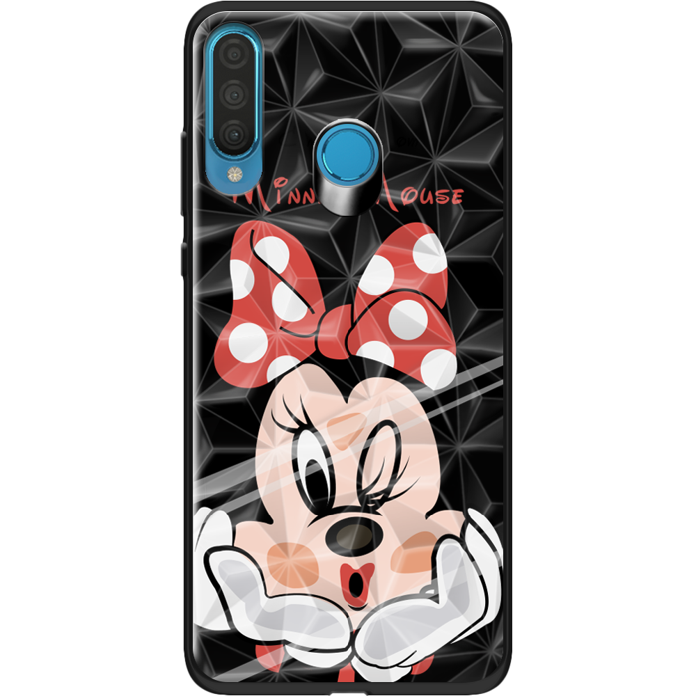 Чехол Boxface Huawei P30 Lite Lady M Черный силикон с призмой (36871-cc59-37851)