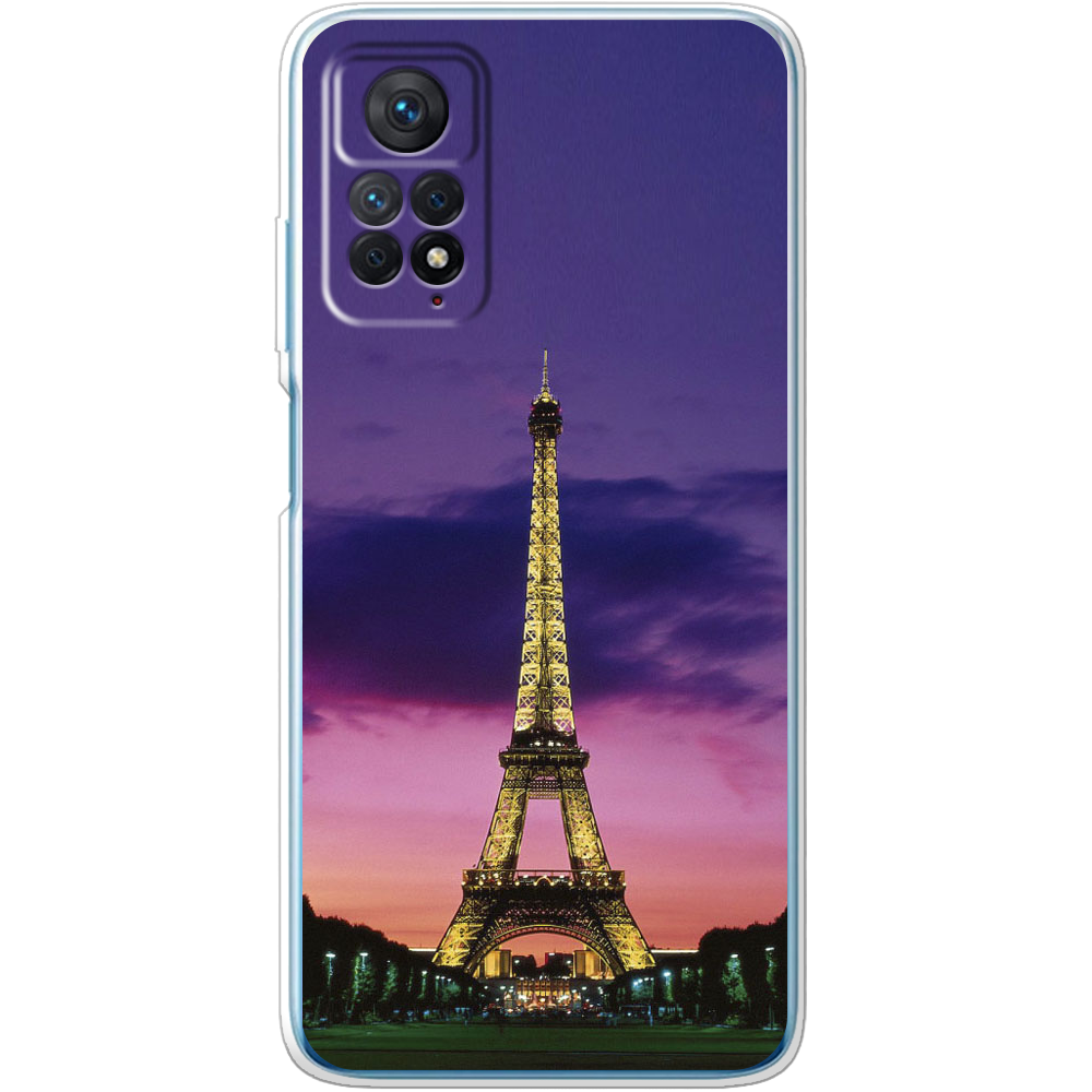 Чохол BoxFace Xiaomi Redmi Note 11 Pro Опівночі в Парижі Прозорий силікон (44185-up964-44185)
