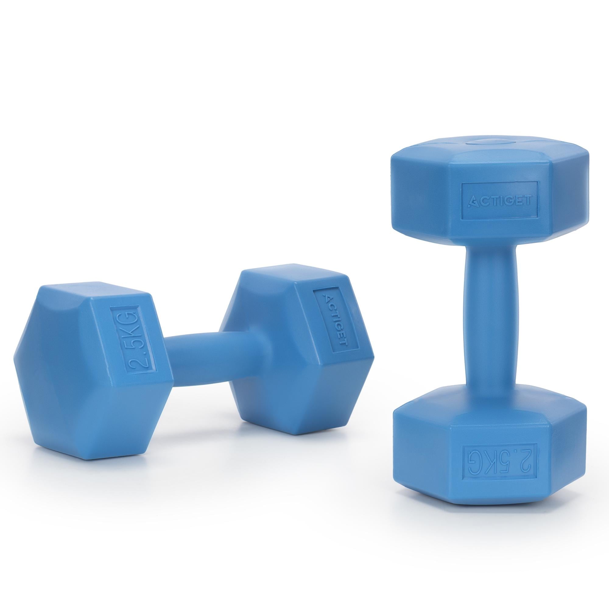 Гантели Actiget Hex ACT0160 2 шт. 2,5 кг Blue (5892)