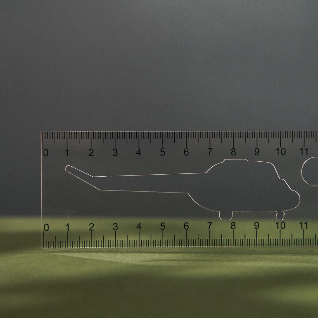 Трафарет вертольоту Мі-2 (AV1-9CL) - фото 2 Трафарет вертольоту Мі-2 (AV1-9CL) - фото 2