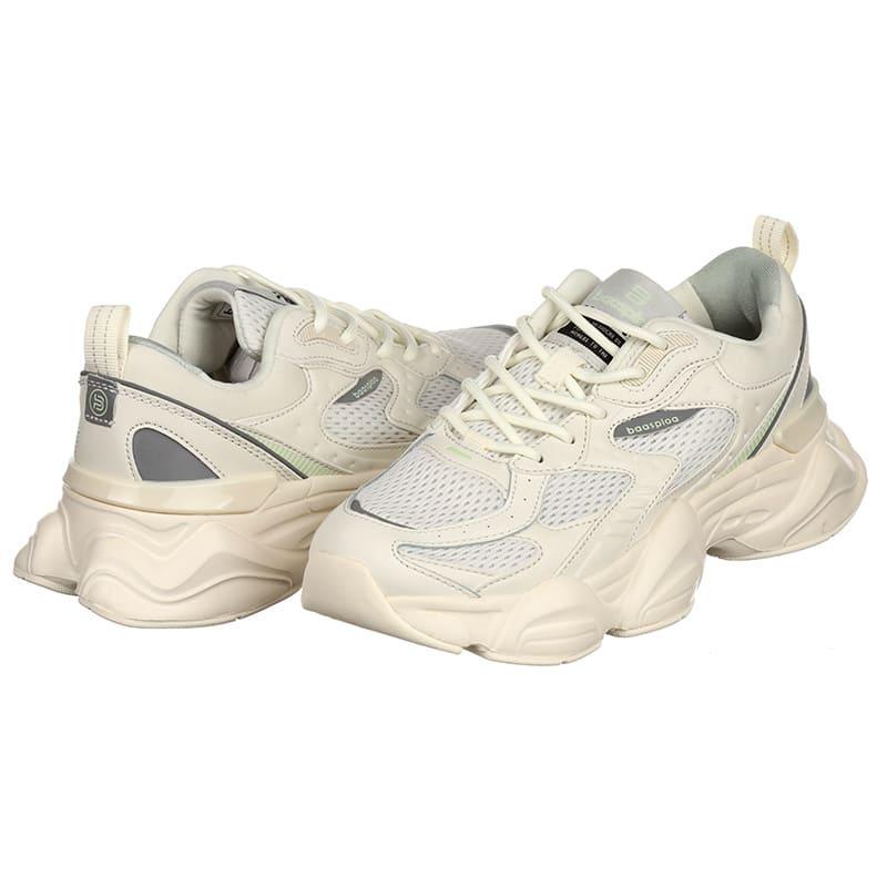 Кроссовки женские BaaS L1795-25c текстильные р. 38 Бежевый (20090)