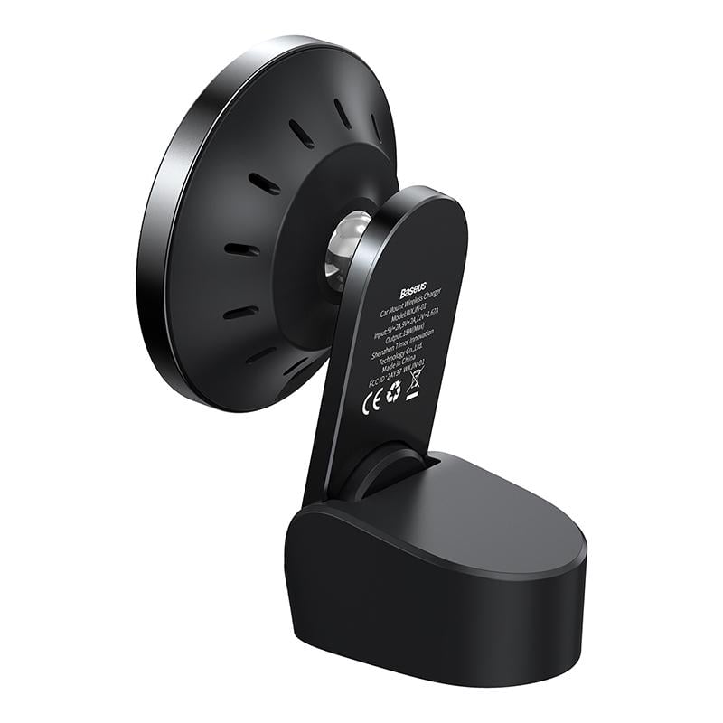 Автотримач із бездротовою зарядкою Baseus Big Energy Car Mount Wireless Charger (WXJN-01) - фото 3