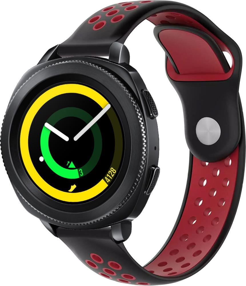 Ремешок Sport для Samsung Gear S3 22 мм Black/Red (23042-44)