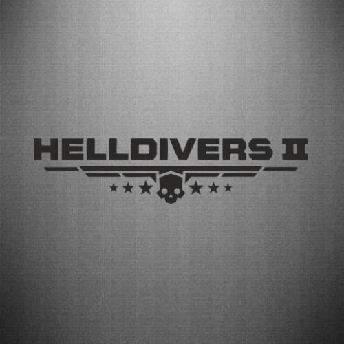 Наклейка Helldivers 2 Stars 40x9,5 см Черный (21560809)