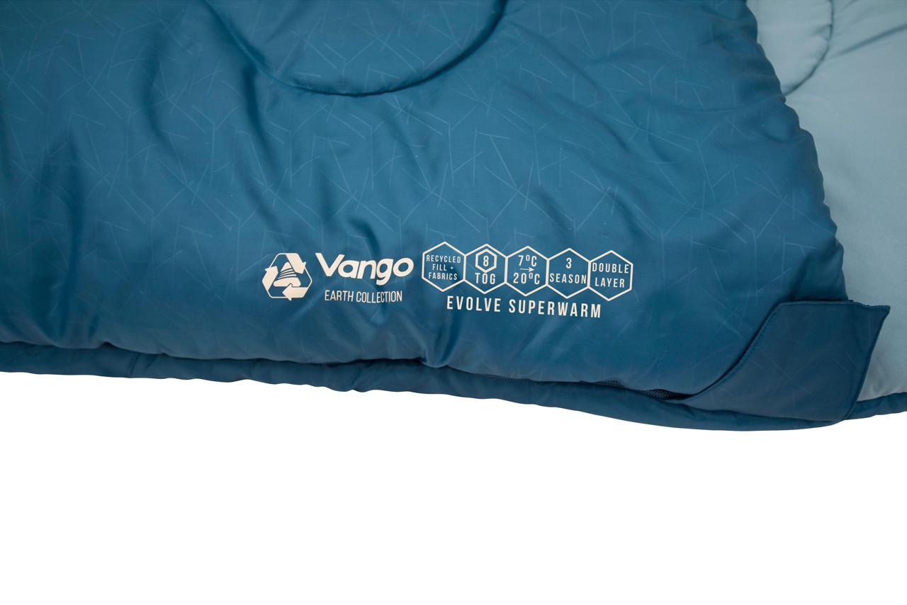 Спальный мешок Vango Evolve Superwarm Single/+2°C Moroccan Blue Left (SBREVOLVEM23TJ8) - фото 5