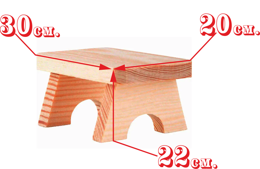 Стул 30х20х22 см (23133941) - фото 3 Стул 30х20х22 см (23133941) - фото 3