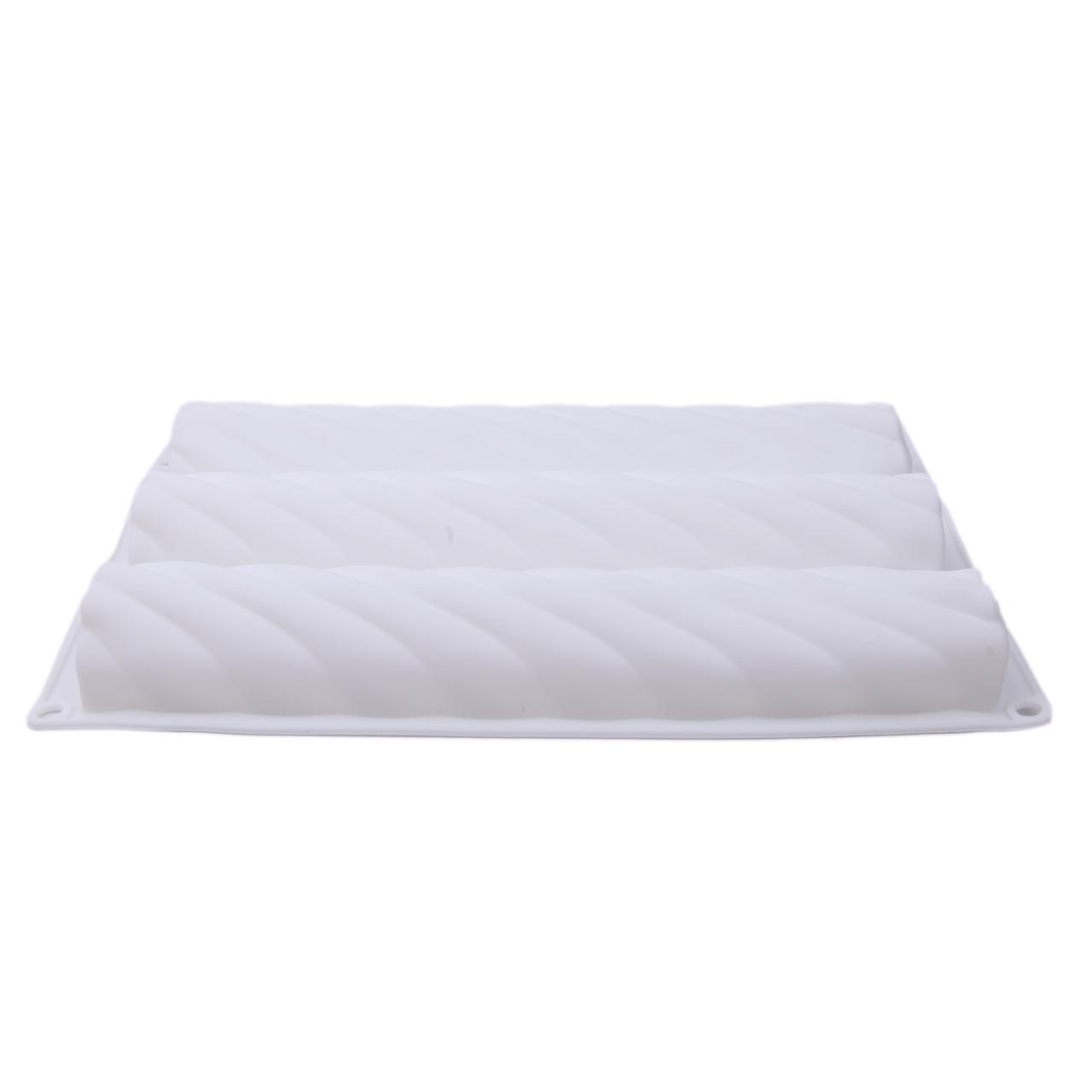 Форма силиконовая для эвроторта Джгут 30x17,5 см 3 шт. (2356744500) - фото 4 Форма силиконовая для эвроторта Джгут 30x17,5 см 3 шт. (2356744500) - фото 4