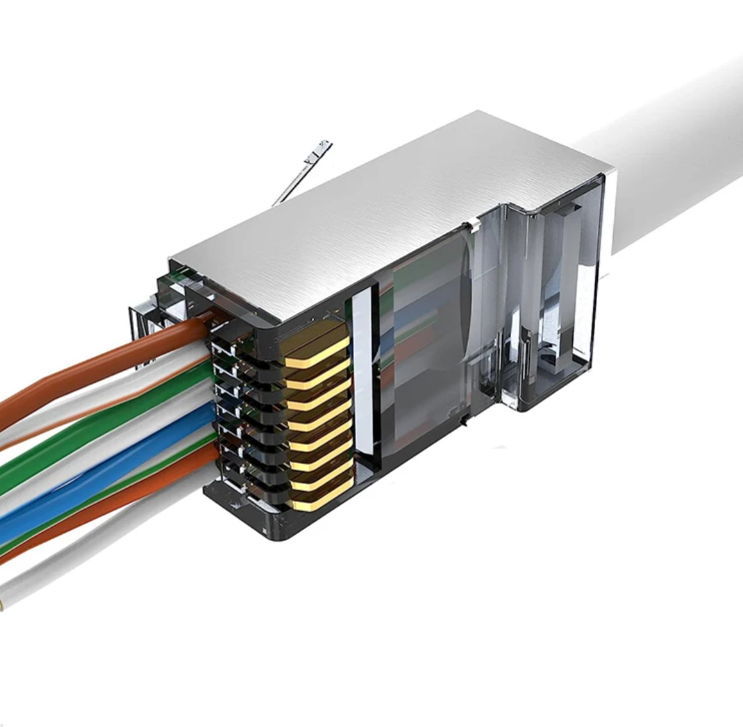 Конектор Alantec RJ-45 FTP Cat 6e 8P8C