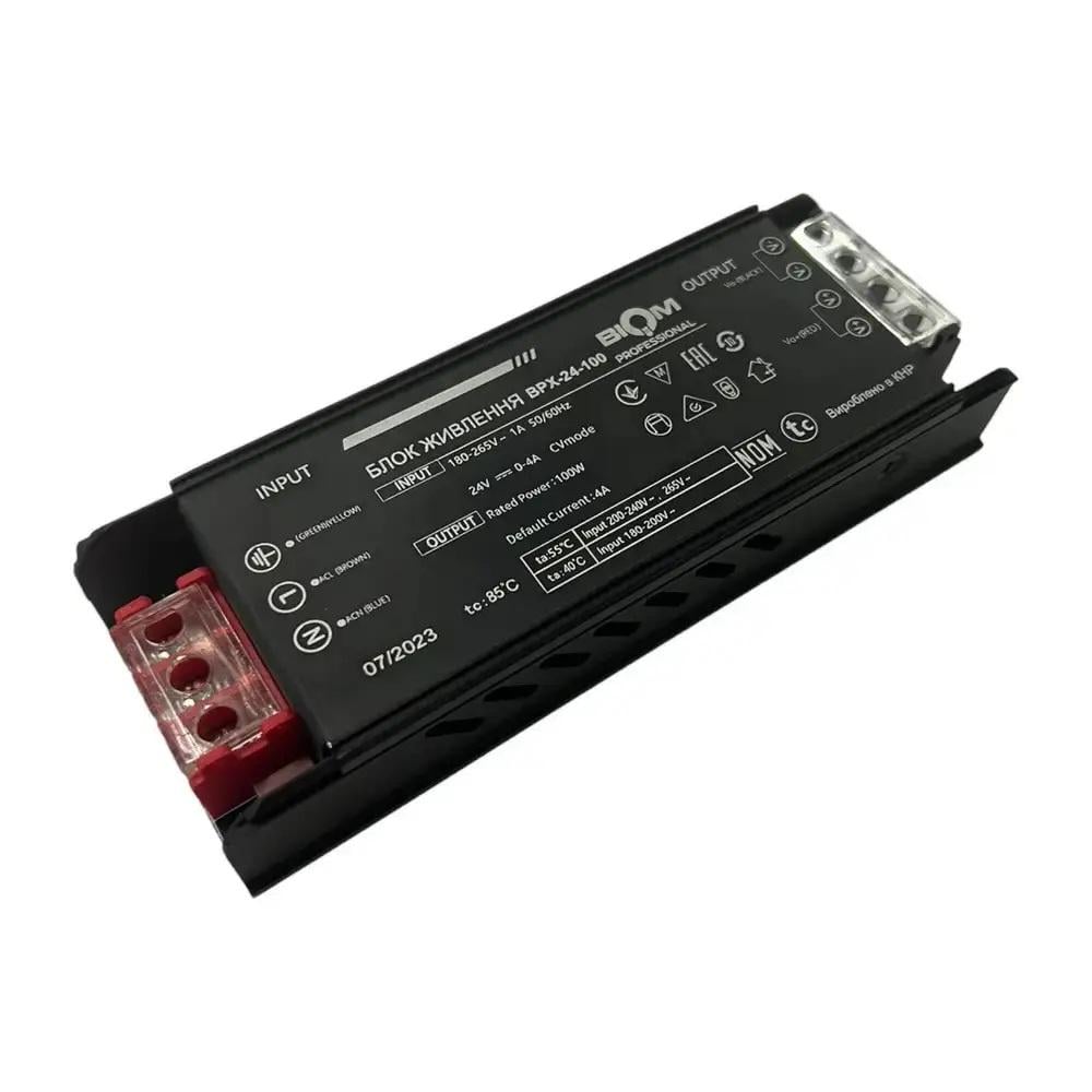 Блок питания Biom Professional DC BPX-24-100 24V 100W 4A 141x50x25 мм (BPX-24-100) - фото 2