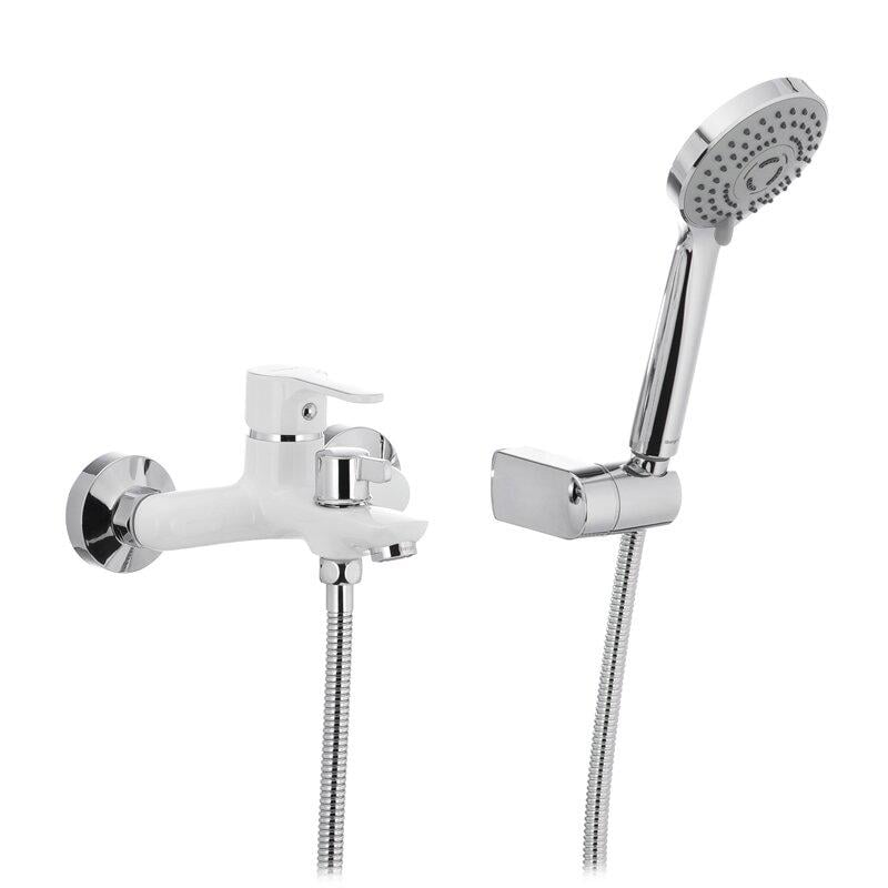 Змішувач для ванної IBERGRIF SQUARE IB0033 одноважільний Білий (63560)